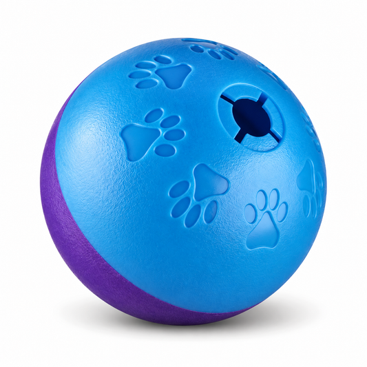 Blue-Purple Treat-Dispensing Sound Ball